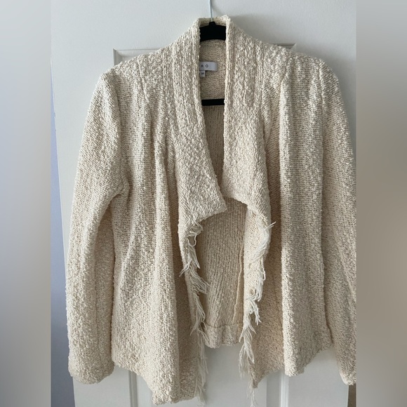 IRO Jackets & Blazers - IRO Knit Sweater Jacket Beige Sz 38 / 6 US